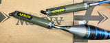Yamaha TZ250 5KE ARROW EXHAUSTS with Carbon Silencers. New.