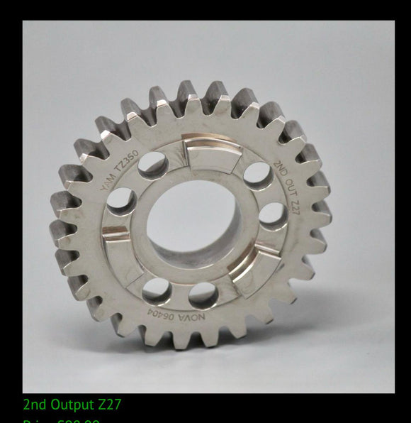 YAMAHA TZ350 TZ250 2nd GEAR WHEEL 27T 328-17221-00