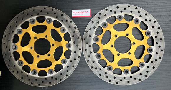 Yamaha TZ250 Front Discs. 1998-2010. Pair. 4JT-2581T-00