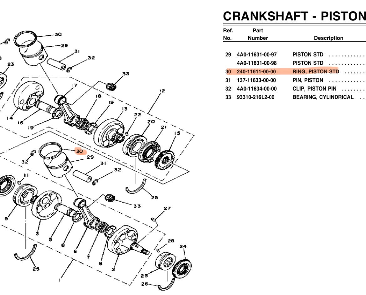 Yamaha TZ250 Parts – Page 5 – Fondseca