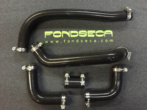 Yamaha TZ250 Hose set 1988-1989. 5 piece silicone 3AK-12483-00
