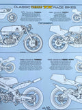 Yamaha TZ250 J Limited Edition Mick Ofield 10" x 12" Print.