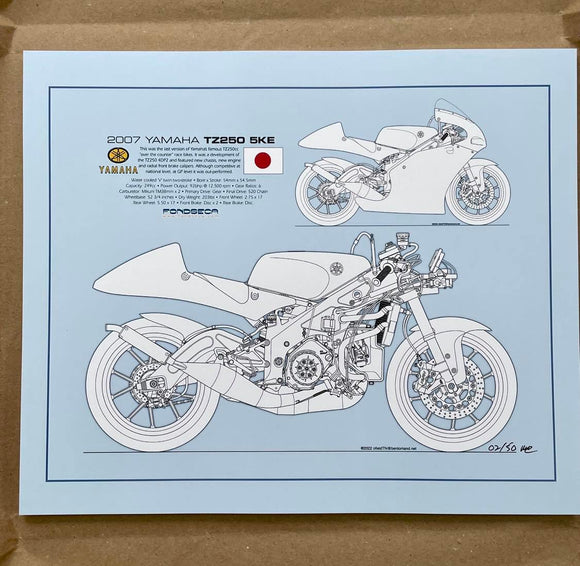 Yamaha TZ250 5KE Limited Edition Mick Ofield 10