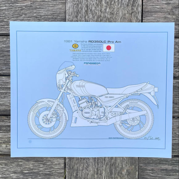Yamaha RD350LC Pro Am Limited Edition Mick Ofield 10