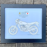 Yamaha RD250LC Limited Edition Mick Ofield 10" x 12" Prints.