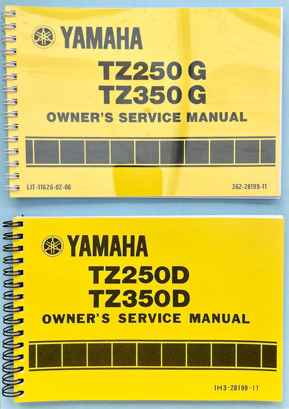 Yamaha TZ250 TZ350 G Workshop manual 3G2-28199-11